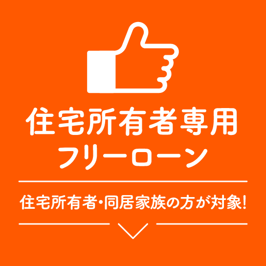 住宅所有者専用フリーローン
